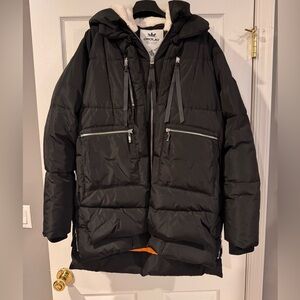 Black winter jacket